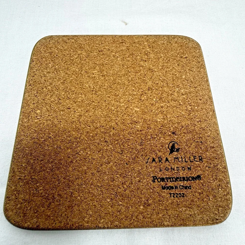 Pimpernel Sara Miller London Frosted Pines Coaster | Christmas Winter Forest